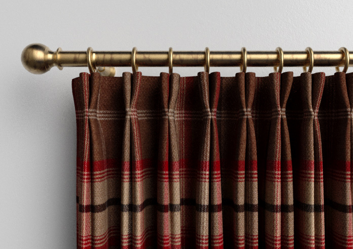 Highland, Rosso - Made to Measure Curtains - Image 10